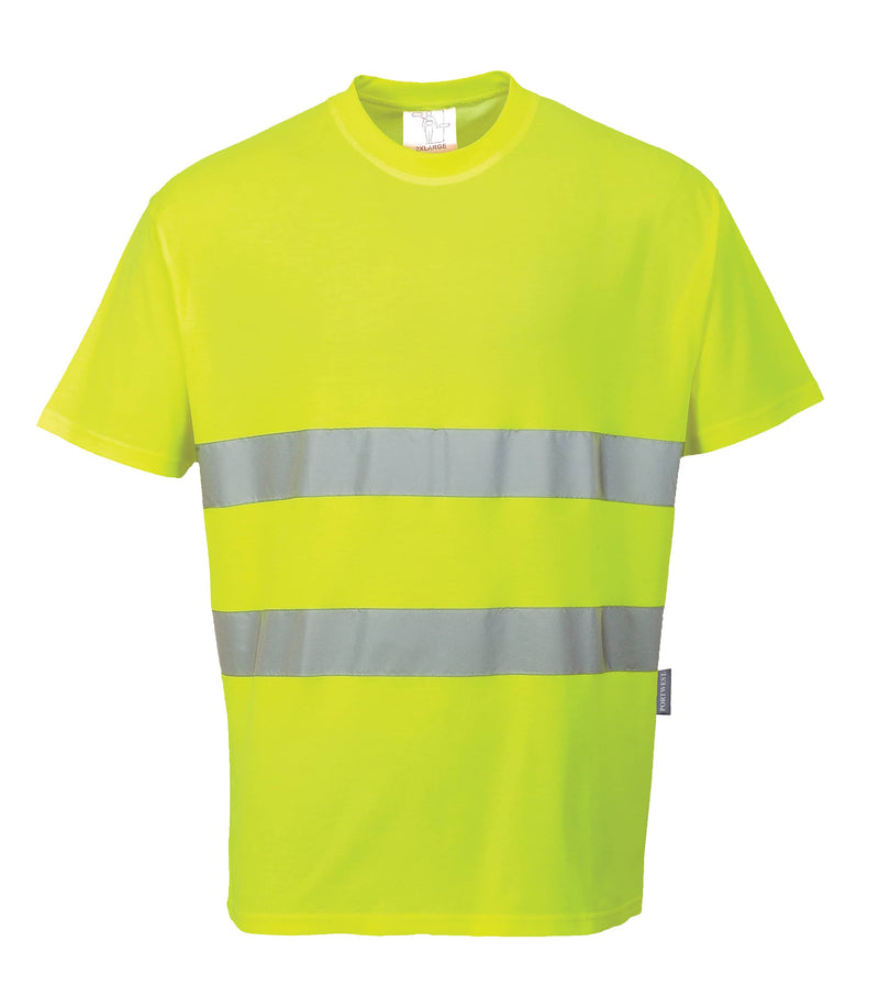 Polyester Hi-Vis Cotton Comfort T-Shirt S/S