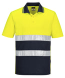 Hi-Vis Lightweight Contrast Polo Shirt S/S