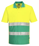 Hi-Vis Lightweight Contrast Polo Shirt S/S