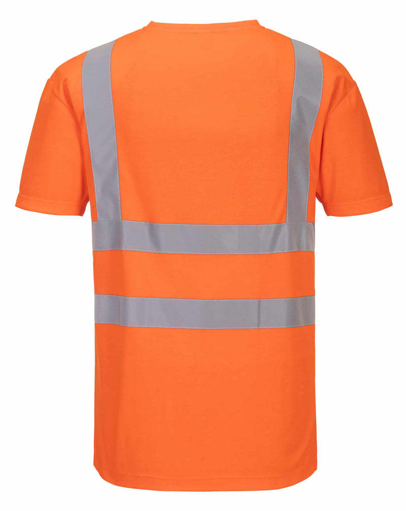 Hi-Vis Cotton Comfort Mesh Insert T-Shirt S/S