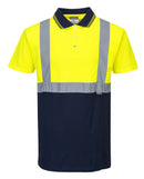 Hi-Vis Contrast Polo Shirt S/S