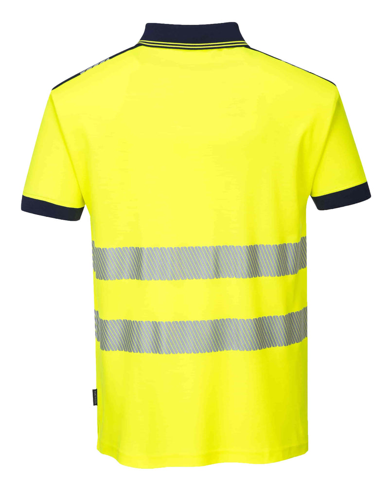 Hi-Vis Premium Cotton Comfort Polo Shirt S/S