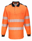 Hi-Vis Cotton Comfort Polo Shirt L/S