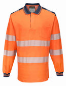 Hi-Vis Cotton Comfort Polo Shirt L/S