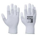 Vending Antistatic PU Fingertip Glove