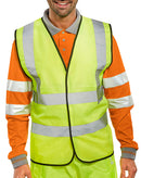 BSEEN High-Visibility Vest Saturn Yellow 4XL - Safety Gear