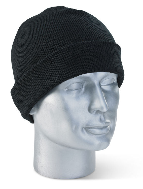 Black Watch Beenie Hat - Stylish Knit Cap for Men and Women