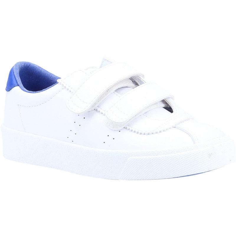 Superga Kids Club S Vegan Leather Strap Trainers