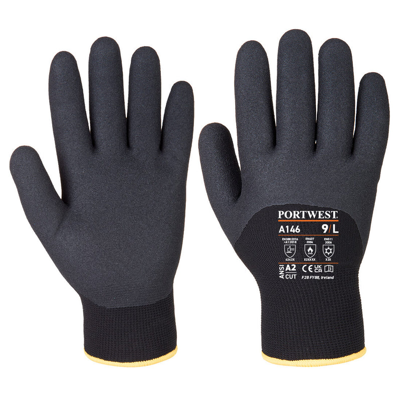 Dark Slate Gray Arctic Winter Glove