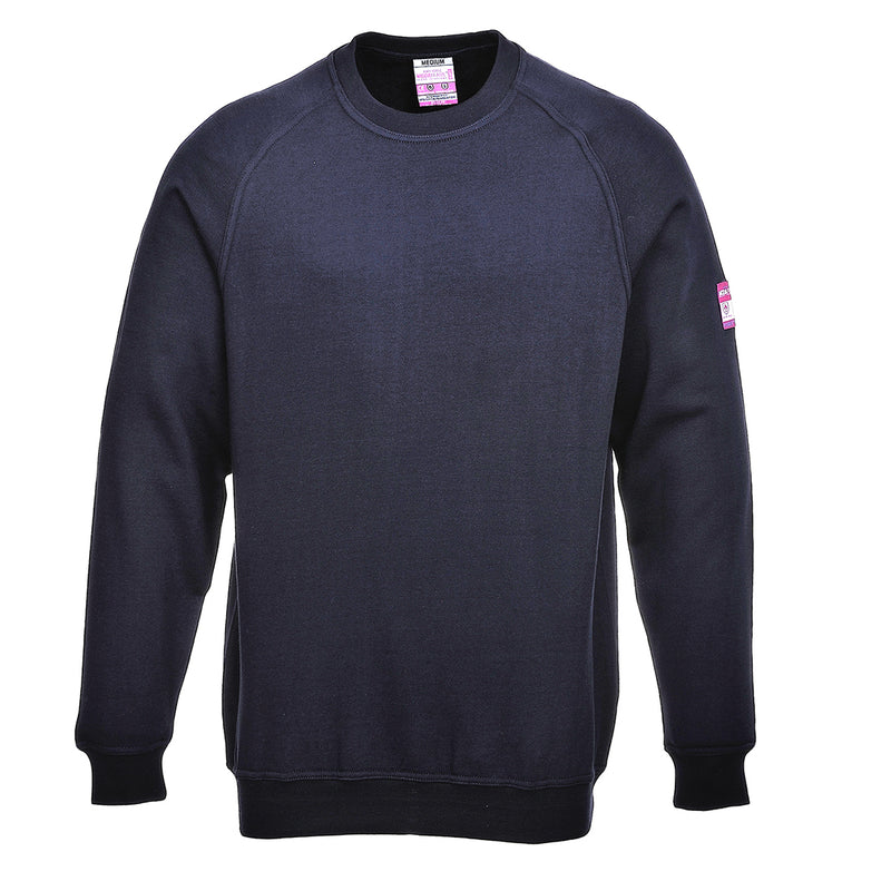 Dark Slate Gray Flame Resistant Anti-Static Long Sleeve Sweatshirt
