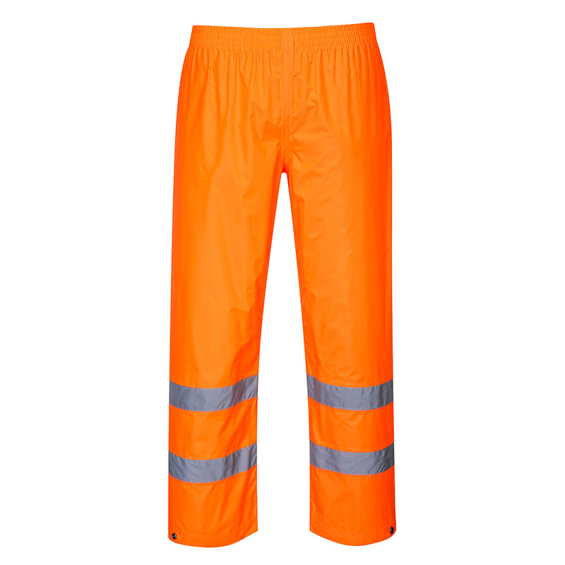 Dark Orange Hi-Vis Rain Trouser